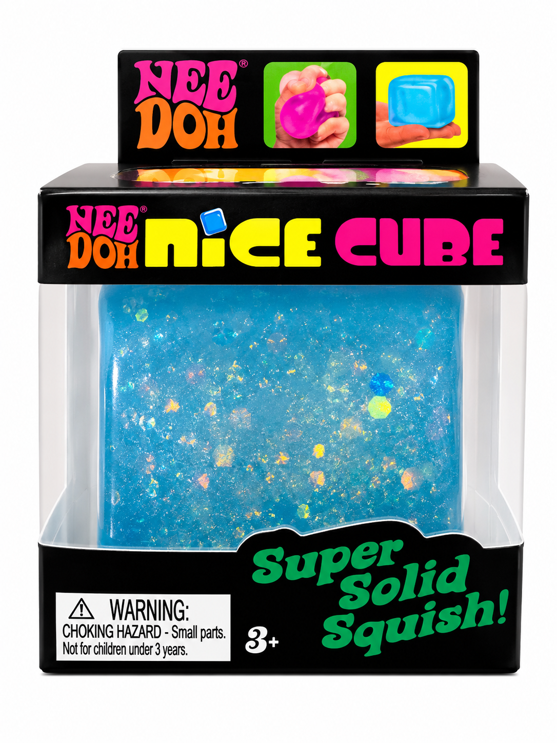 Glitter Nice Cube Squish Toy