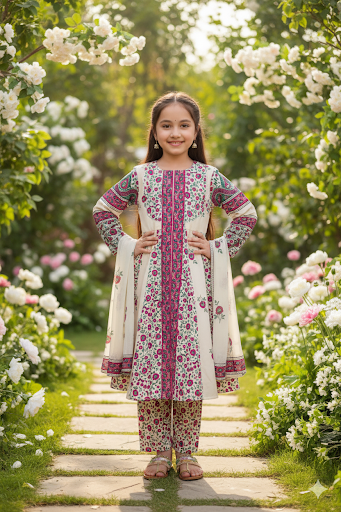 Girls Anarkali Suit