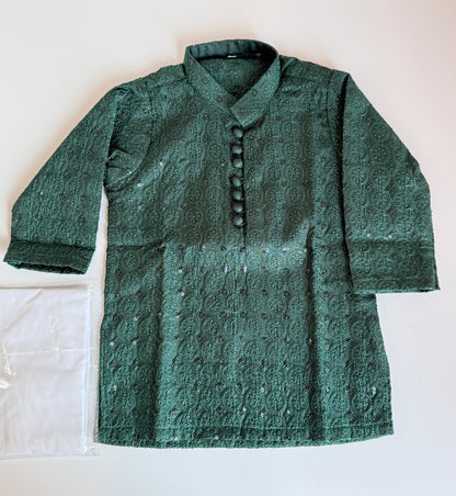 Green Kurta Pants