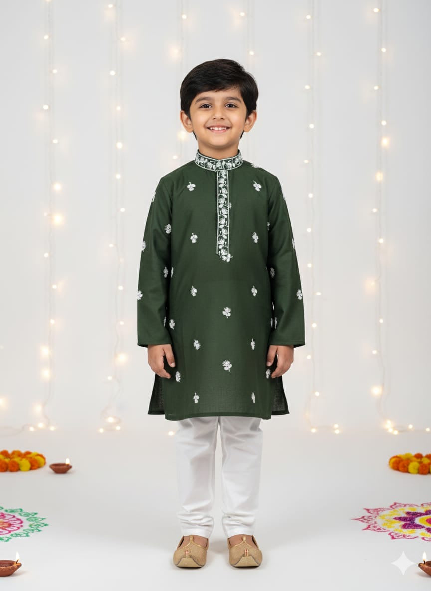 Dastoor Mehndi Kurta Pajama