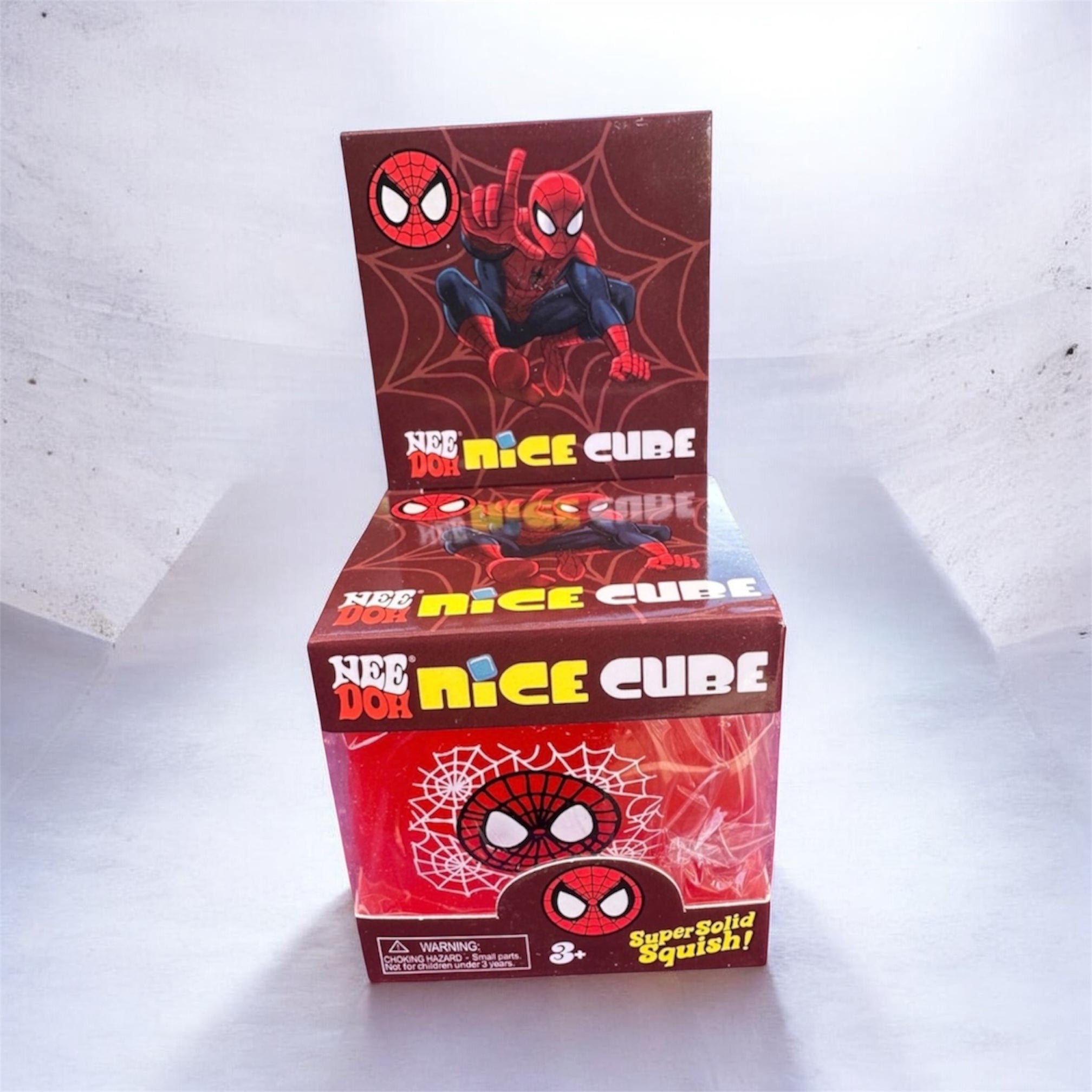 Spider Hero Nice Cube Squishy – Super Solid Sensory Toy