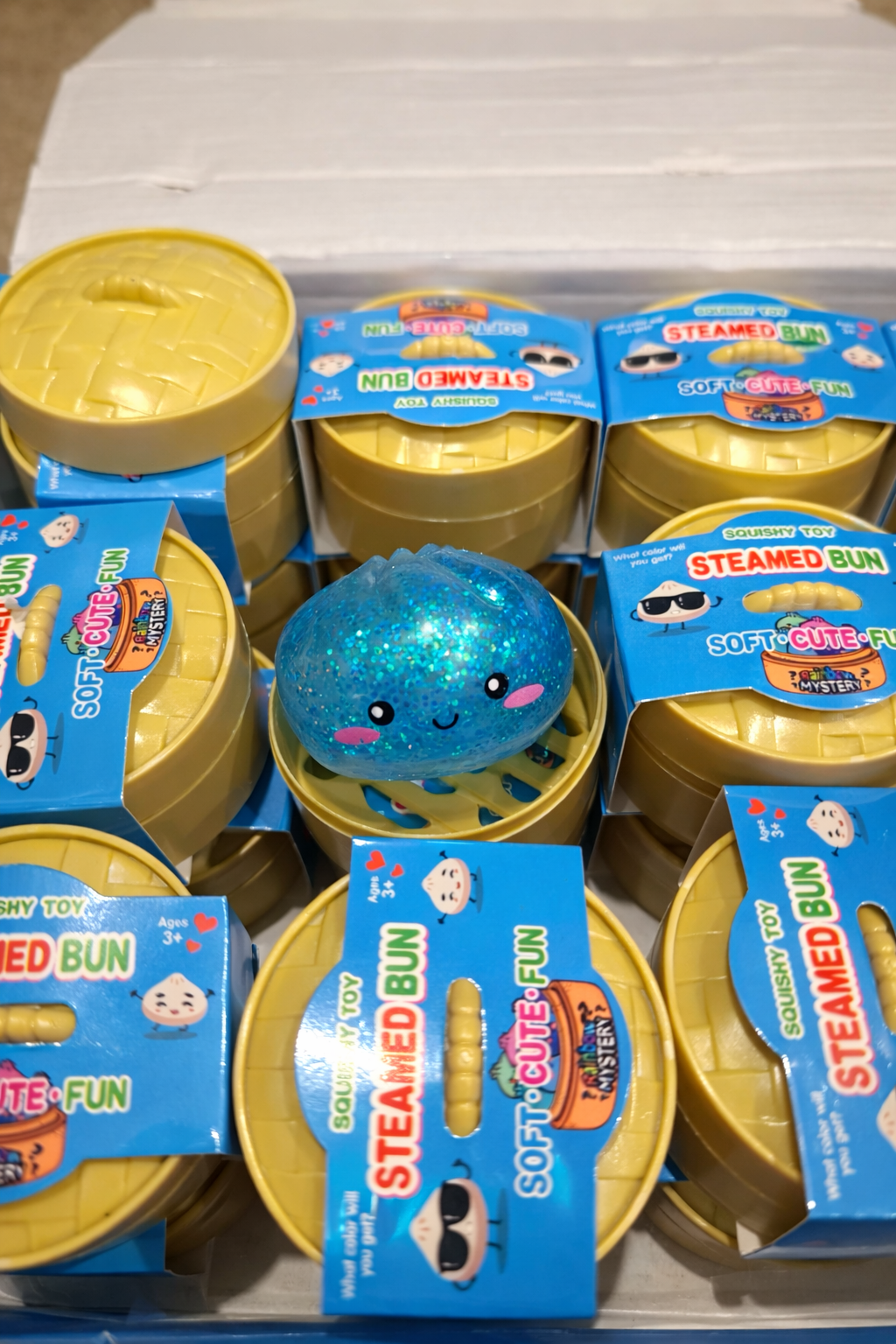 Mini Mystery Glitter Dumpling Squishy