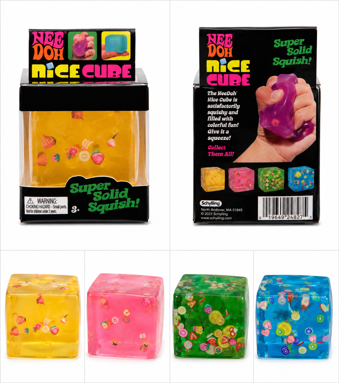 Fruit NeeDoh Cube Squishy