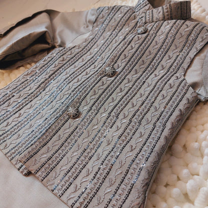 Grey Waistcoast Set