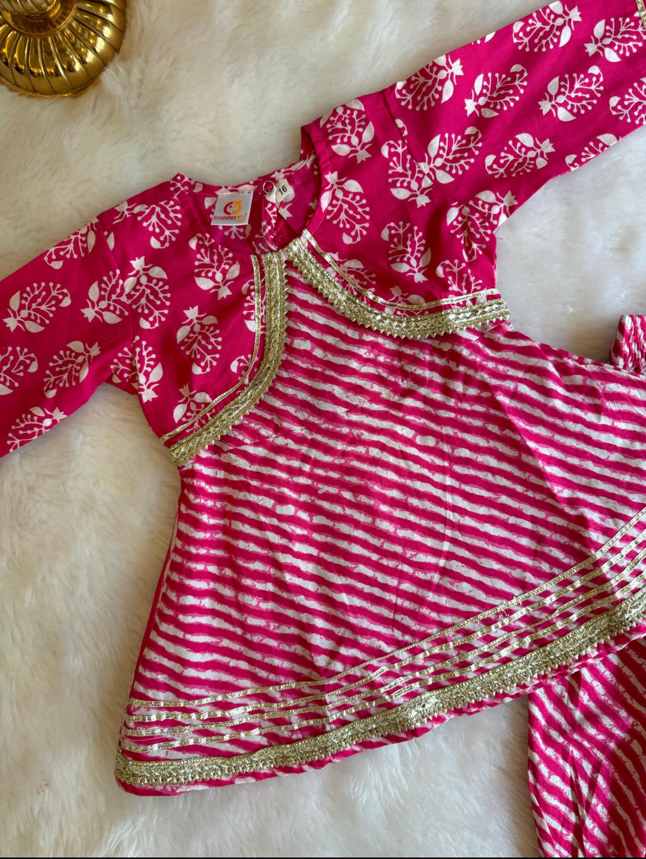 Girls Kurta Afghani Pants