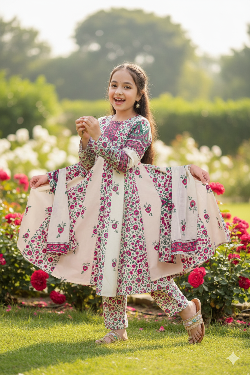 Girls Anarkali Suit