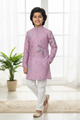Boys Lilac Kurta Pajama