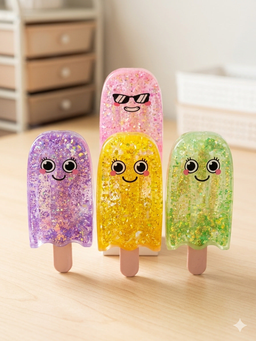 Glitter Popsicle Squishy (NeeDoh Style)