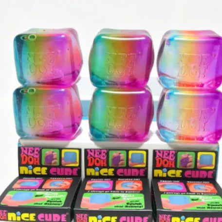 Rainbow Nice Cube Squishy – Sensory Stress Relief Toy