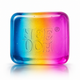 Rainbow Nice Cube Squishy – Sensory Stress Relief Toy