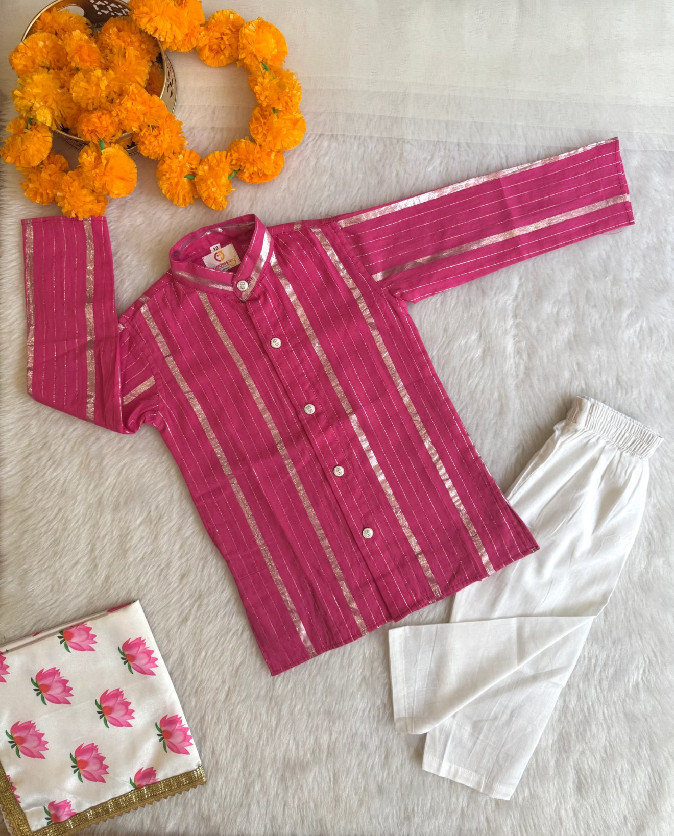 Boys Glitter Kurta Pajama
