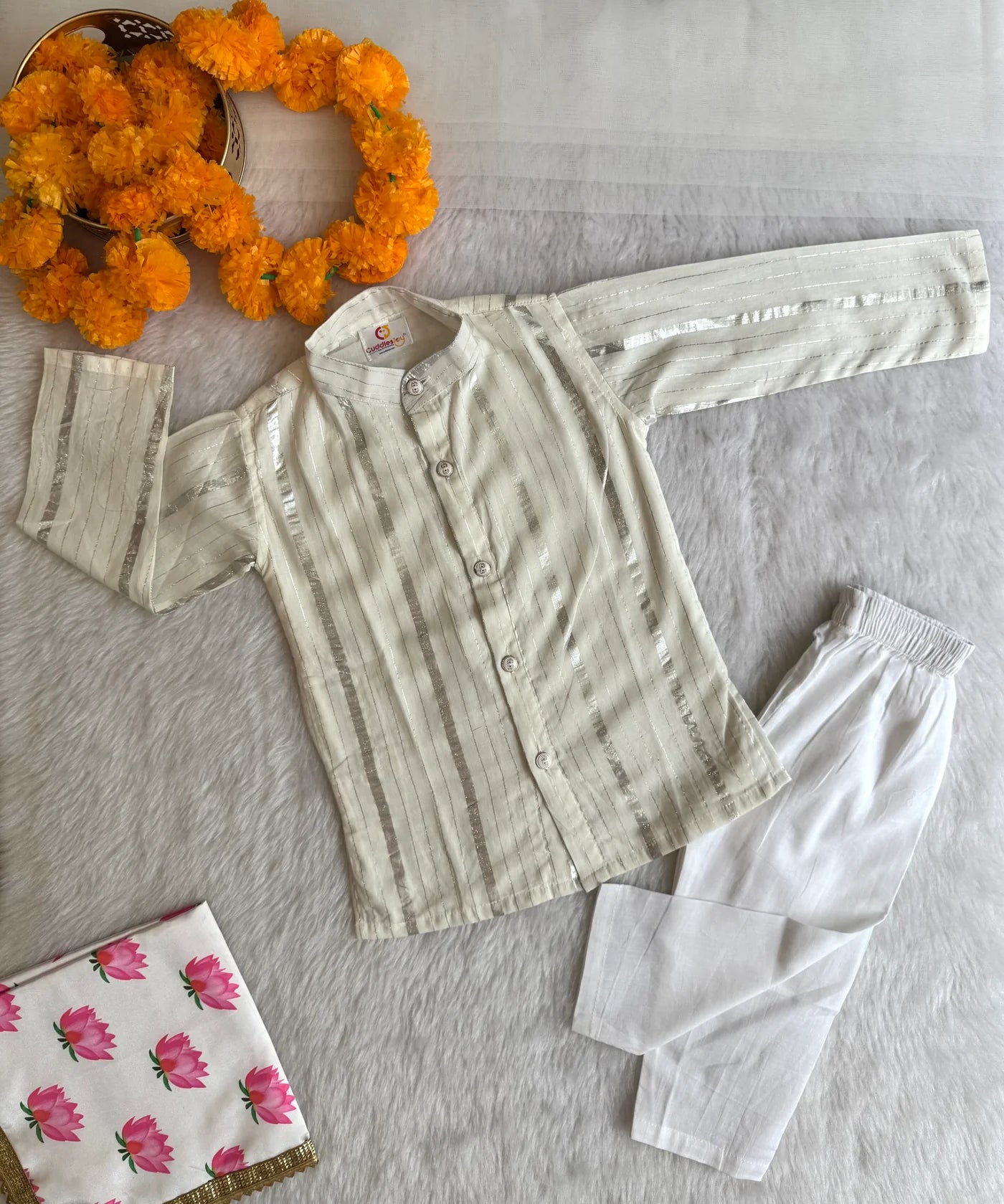 Boys Glitter Kurta Pajama