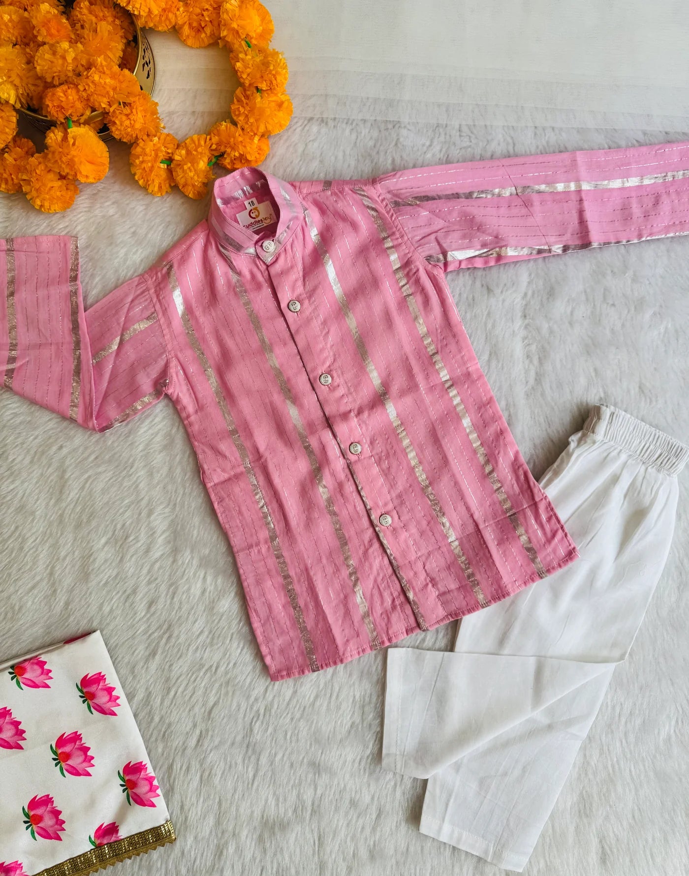 Boys Glitter Kurta Pajama