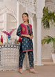 Girls Blue Kurta Set