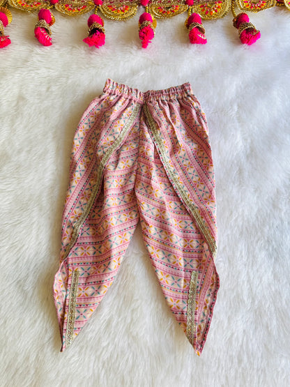 Girls Pink Silky Tulip