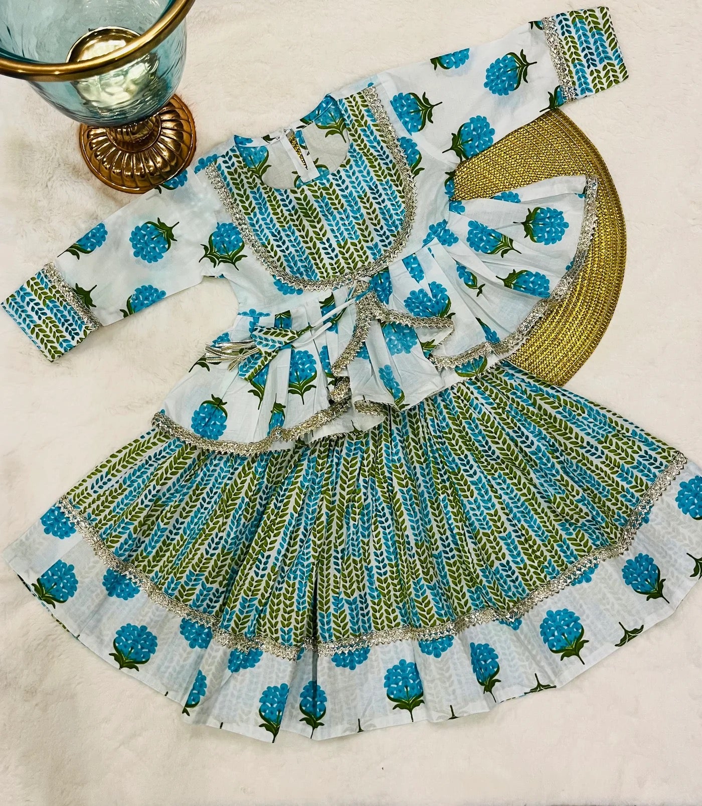 Baby Blue Ghagra Choli