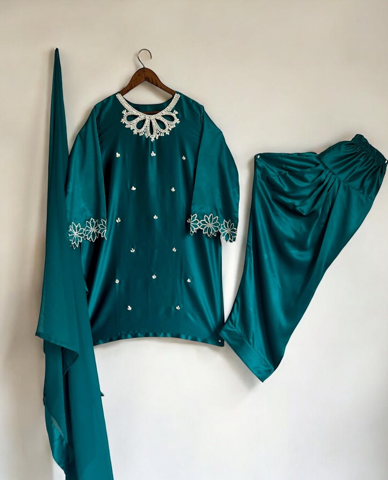 Women Green Farshi Salwar