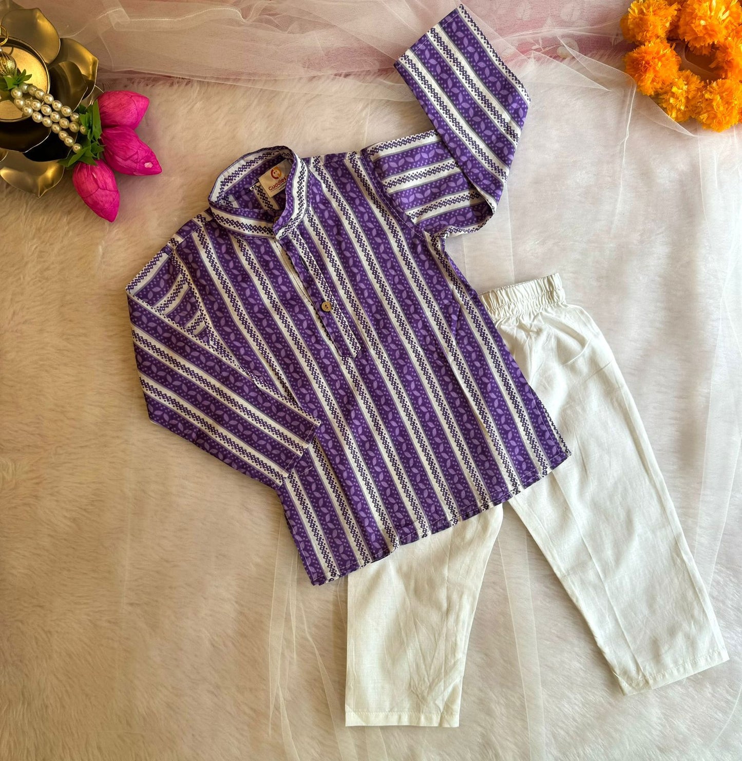 Boys Cotton Kurta Pajama