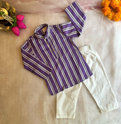 Boys Cotton Kurta Pajama