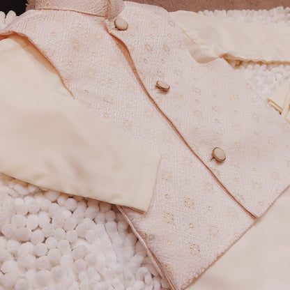 Boys Vanilla Waistcoat