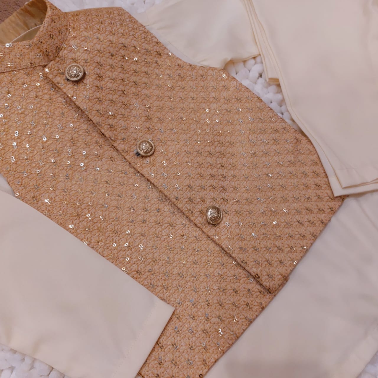 Boys Golden Waistcoat