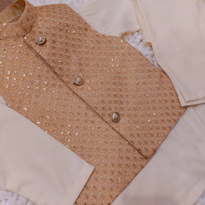 Boys Golden Waistcoat