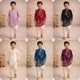 Royal Bloom Raw Silk Kurta Set