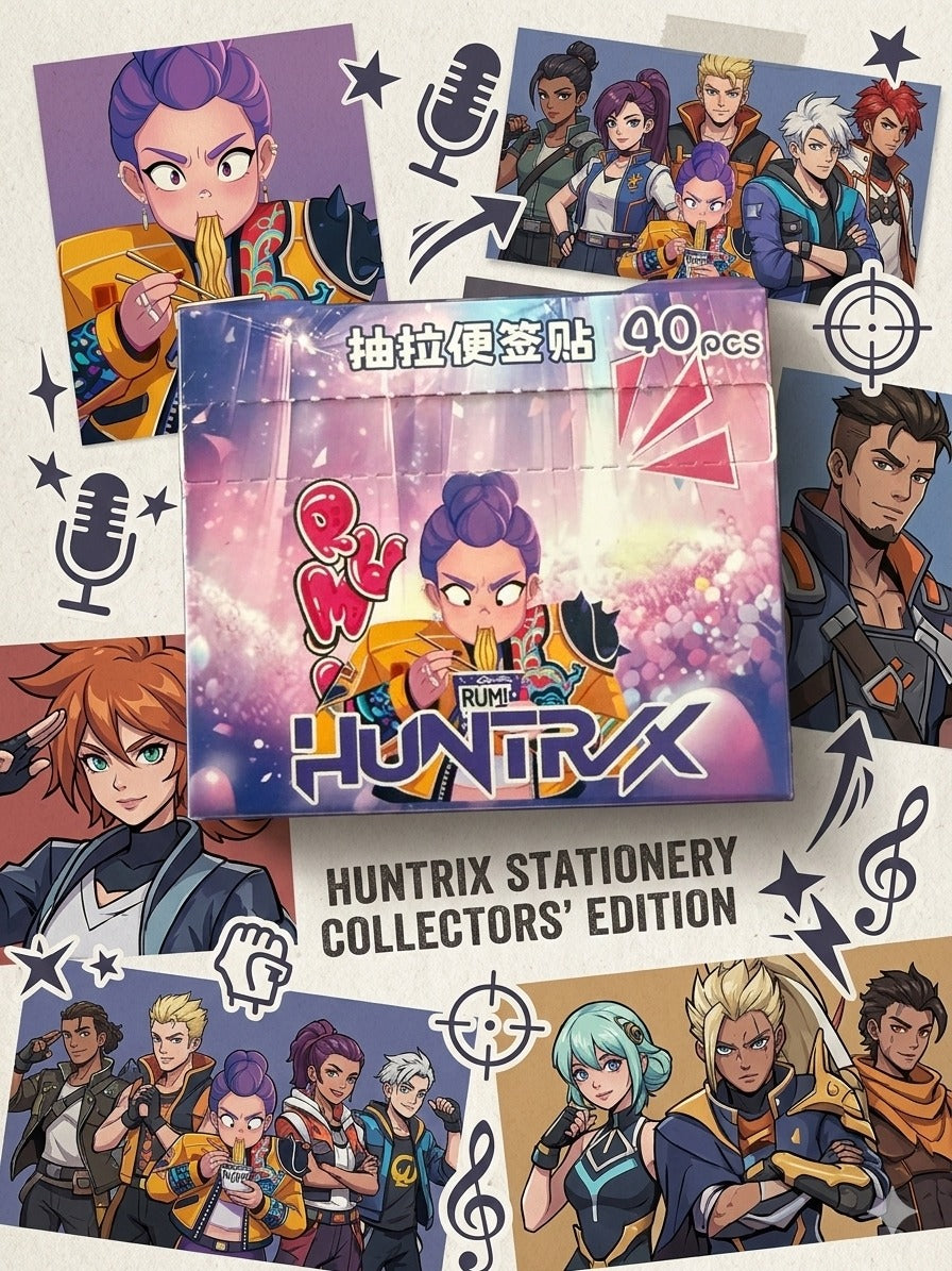 Pull-Out Sticky Notes – Huntrix Box (High Demand)