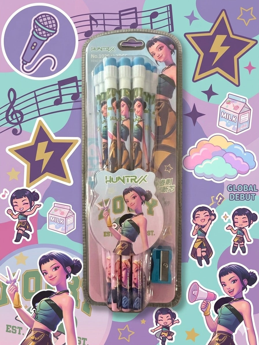 Kpop Demon Hunters Pencil Set