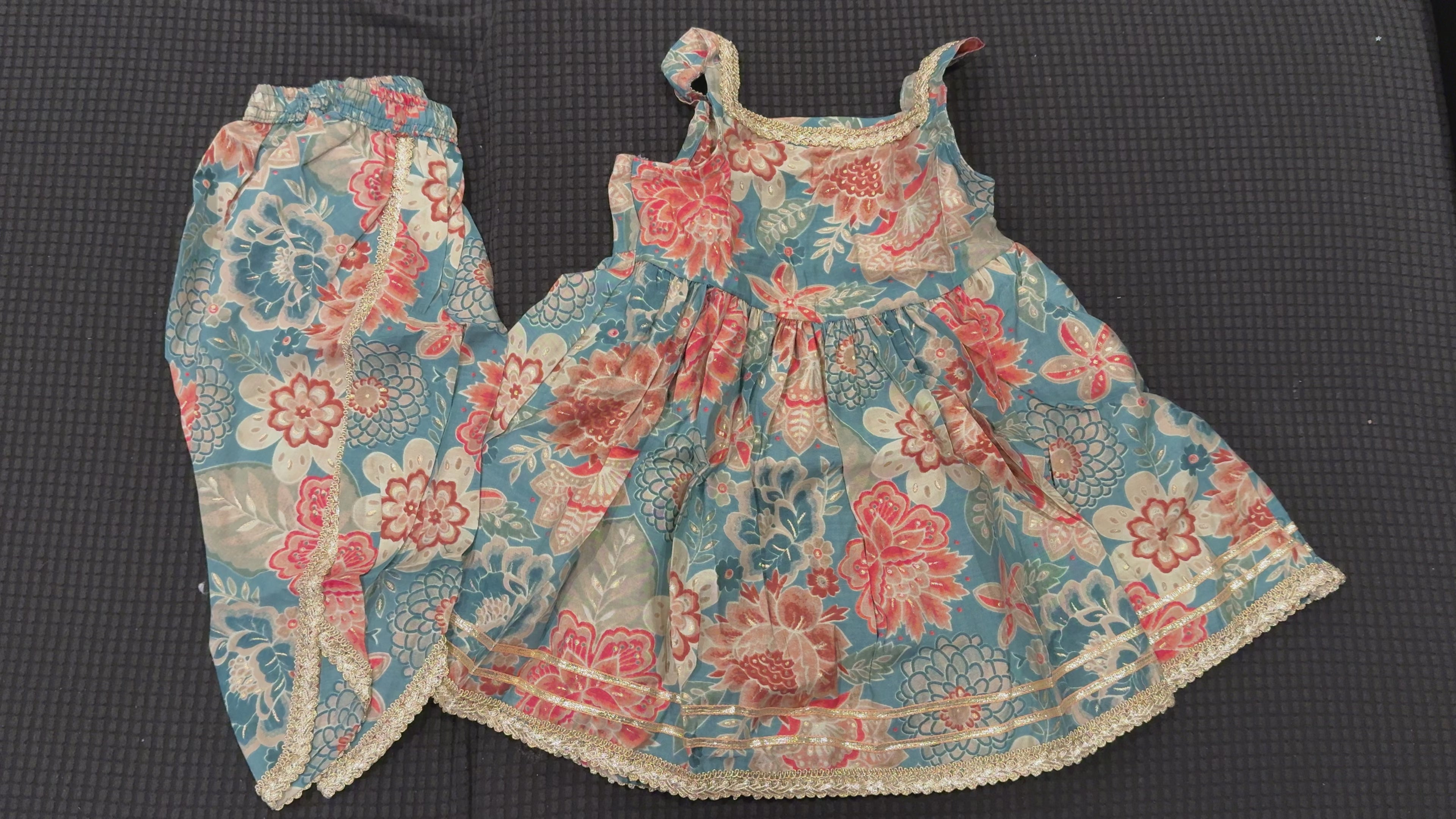 Girls Summer Sleeveless Tulip