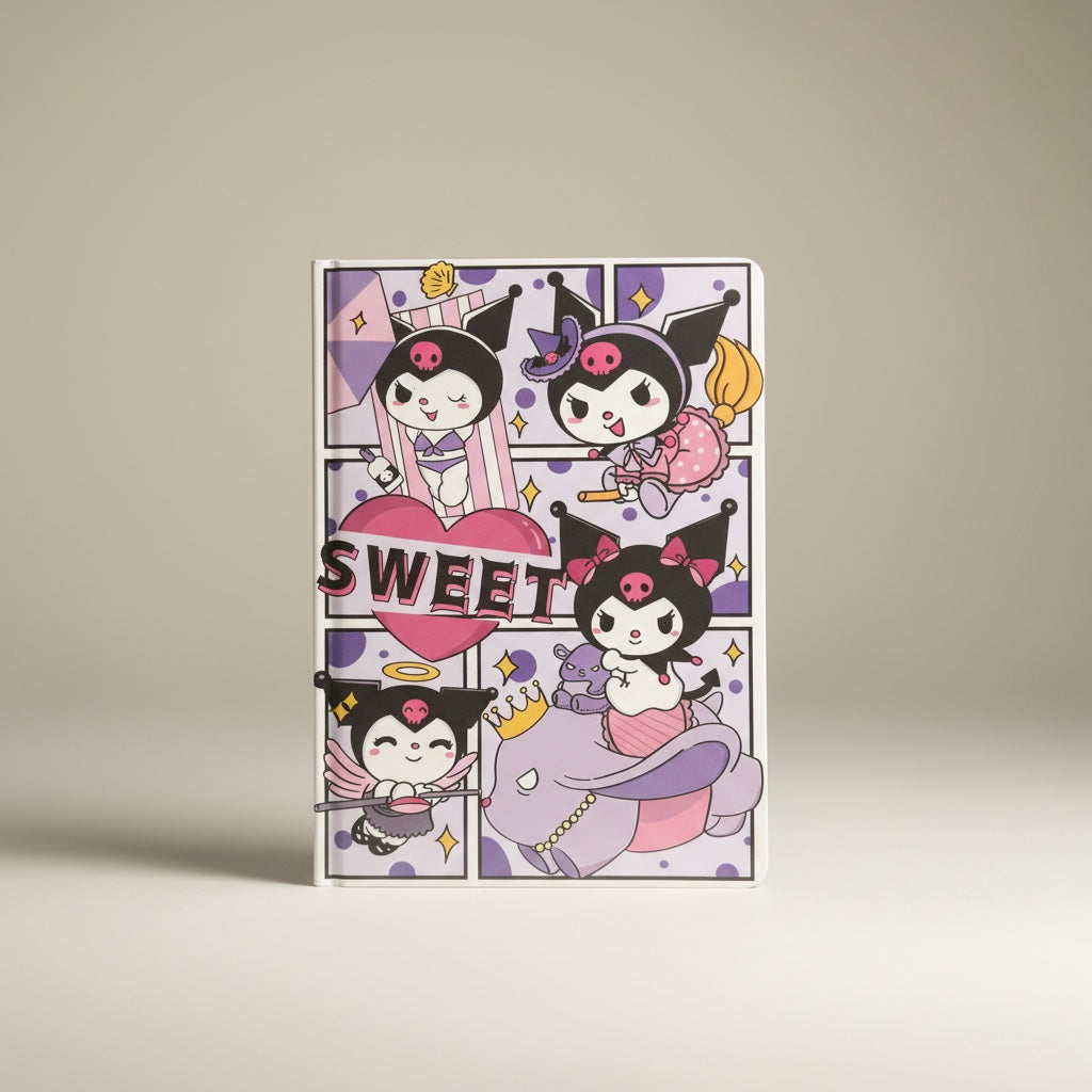 Kuromi Hardcover Notebook - Rare Find